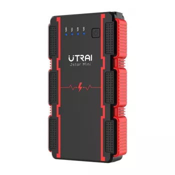 UTRAI JS Mini Car Starter 1000A Peak 10000mAh 12V automobilinis užvedimo starteris su USB-C PD 18W ir LED žibintuvėliu