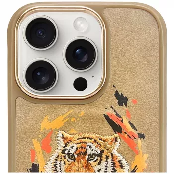 Nimmy Tygrys MagSafe Case for iPhone 16 Pro Light Brown