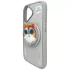 Nimmy Glasses Cool Cat MagSafe Case for iPhone 16, Grey