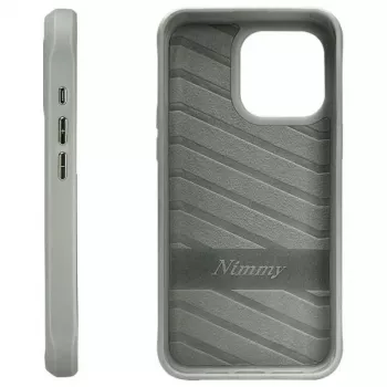 Nimmy Back Cover for Apple iPhone 15 Pro 6.1 inch Gray Glasses Cool Cat