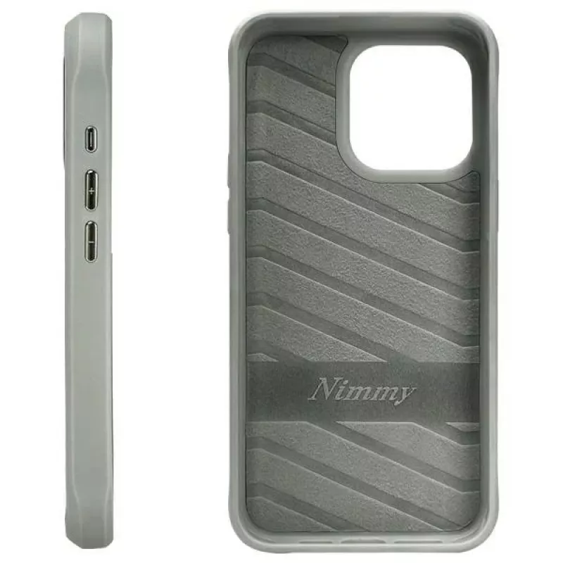 Nimmy Case for iPhone 15 Pro Max 6.7 inch Gray Glasses Cool Cat