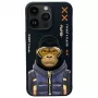 Nimmy Cool&Cute 2.0 Monkey Case for Apple iPhone 15 Pro 6.1 inch Black