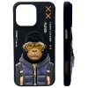 Nimmy Cool&Cute 2.0 Monkey Case for Apple iPhone 15 Pro 6.1 inch Black