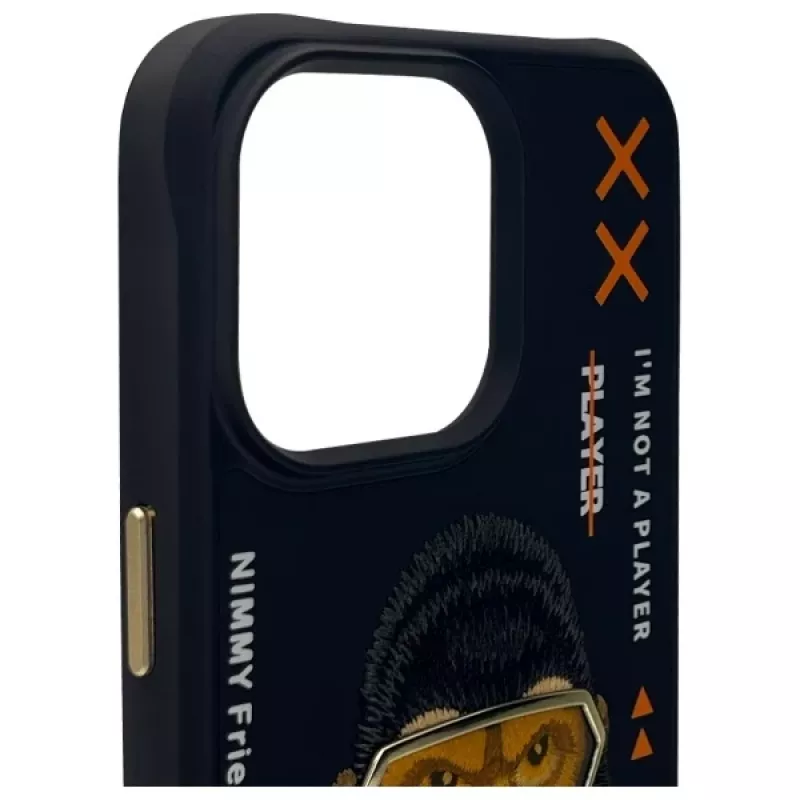Nimmy Cool&Cute 2.0 Monkey Case for Apple iPhone 15 Pro 6.1 inch Black
