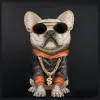 Nimmy Crossbody Bag Cool Dog with Glasses Black