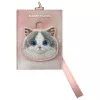 Nimmy 3-in-1 Phone Crossbody Bag, Wallet & Tracker Holder Set - Pink Big Eyed Pet 2.0 Cat