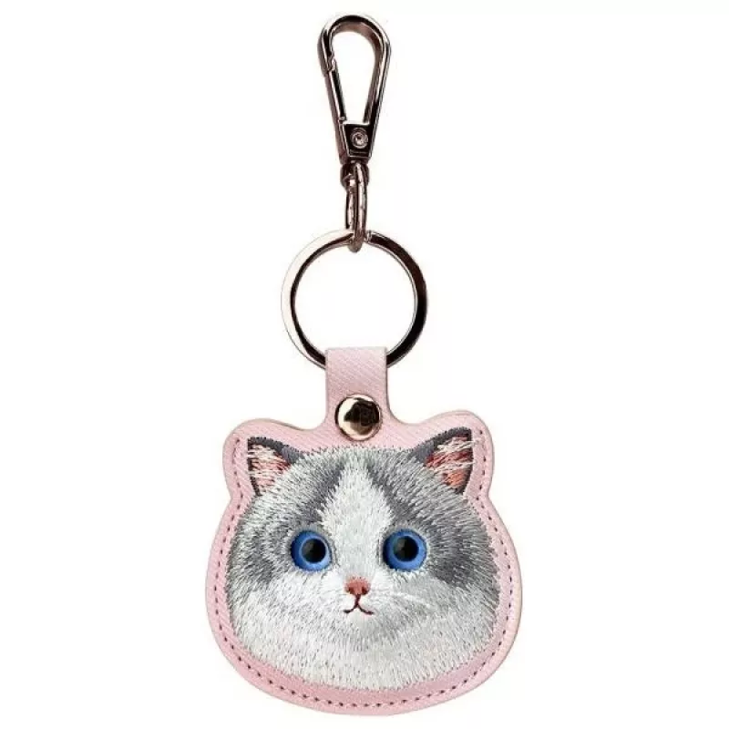 Nimmy 3-in-1 Phone Crossbody Bag, Wallet & Tracker Holder Set - Pink Big Eyed Pet 2.0 Cat