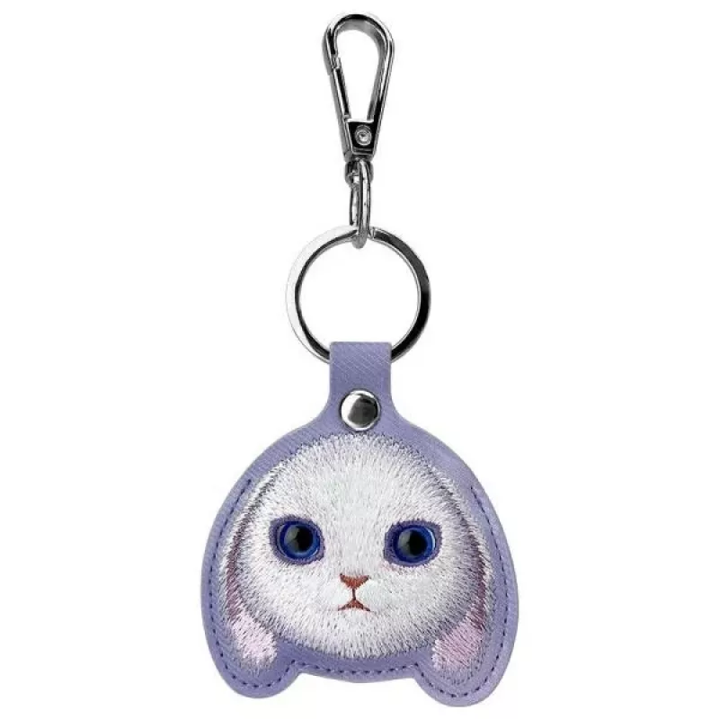 Nimmy 3-in-1 Phone Bag, Wallet & Locator Case Set - Purple Big Eyed Pet 2.0 Rabbit