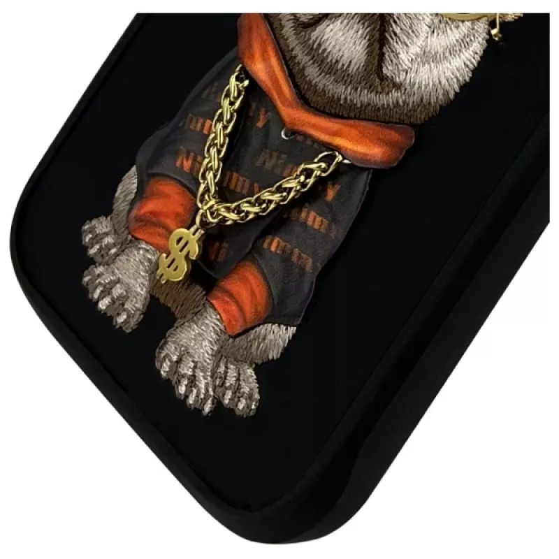 Nimmy Dėklas, skirtas iPhone 16 Pro Max 6,9 inch juodas, Glasses Cool Dog