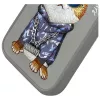 Nimmy apsauginis dėklas Apple iPhone 16 Pro 6,3 inch pilkas Glasses Cool Cat
