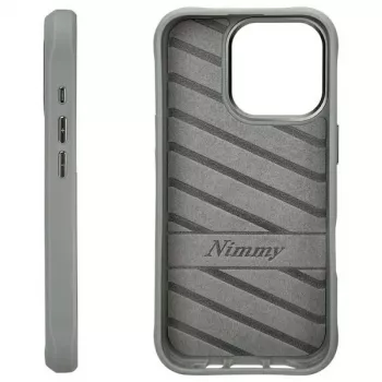 Nimmy apsauginis dėklas, skirtas Apple iPhone 16 Pro Max 6,9 inch pilkas Glasses Cool Cat grafinis