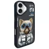 Nimmy Cool&Cute 2.0 Dog Protective Case for Apple iPhone 16 6.1 inch Black