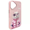Nimmy Cool&Cute 2.0 Cat Back Cover for Apple iPhone 16 6.1 inch Pink