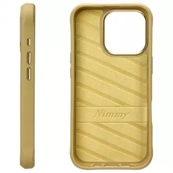 Nimmy apsauginis dėklas, skirtas Apple iPhone 16 Pro Max 6,9 inch Khaki Cool&Cute 2.0 Cat