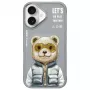 Nimmy Cool&Cute 2.0 Bear Case for Apple iPhone 16 6.1 inch Gray