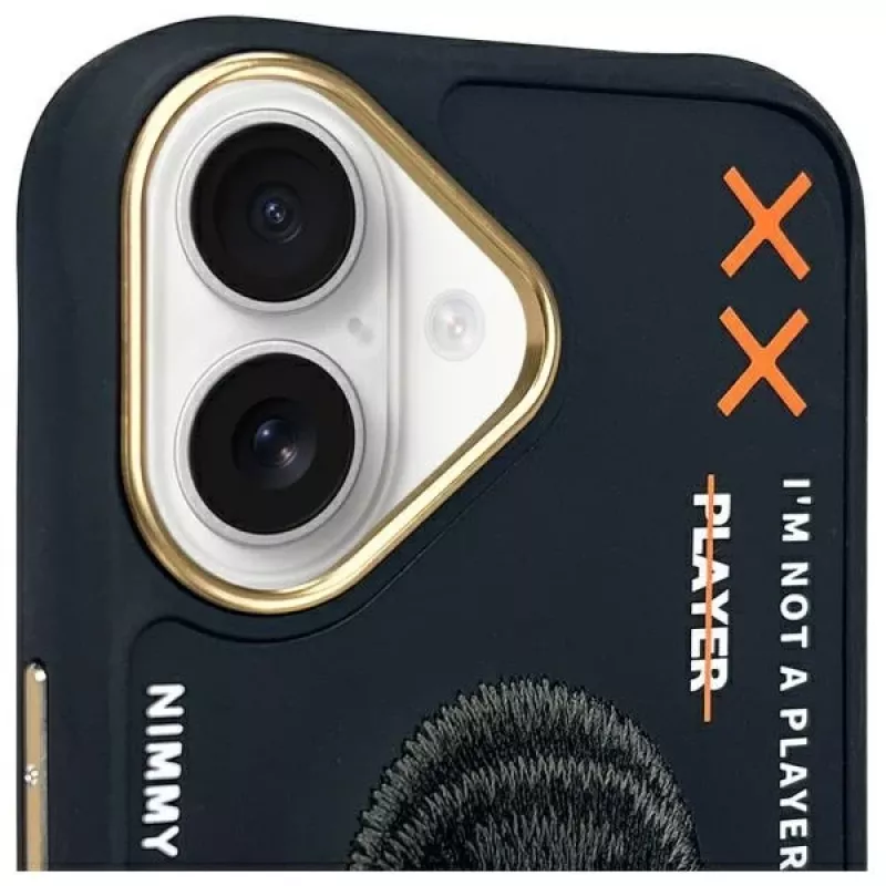 Nimmy Cool&Cute 2.0 Monkey Back Cover for Apple iPhone 16 6.1 inch - Black