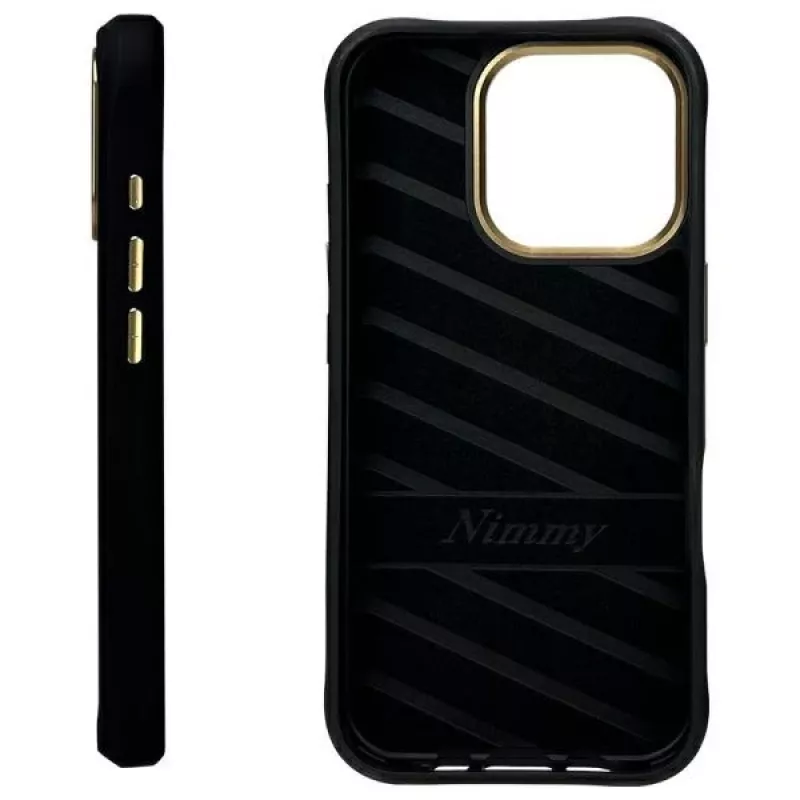 Nimmy Cool&Cute 2.0 Monkey Back Cover for Apple iPhone 16 Pro, Black, TPU