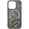 Nimmy Dragon MagSafe Case for iPhone 16 Pro Grey