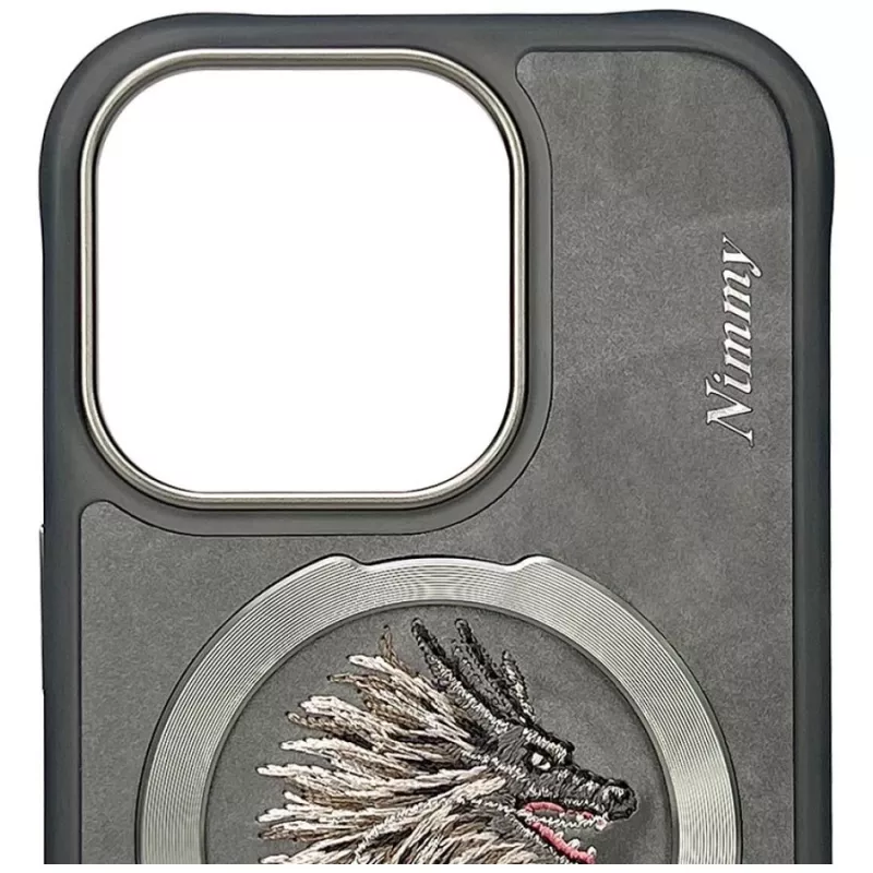 Nimmy Dragon MagSafe Case for iPhone 16 Pro Grey