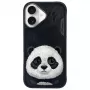Nimmy Big Eyed Pet 2.0 Panda Case for Apple iPhone 16 6.1 Black
