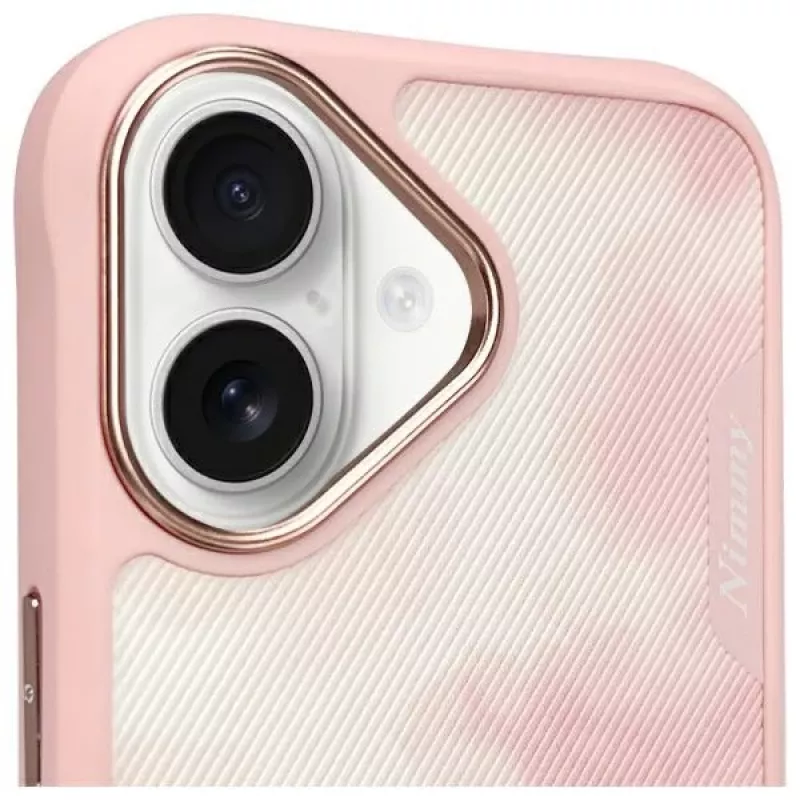 Nimmy Big Eyed Pet 2.0 Cat Back Cover Case Apple iPhone 16 6,1 inch - Pink