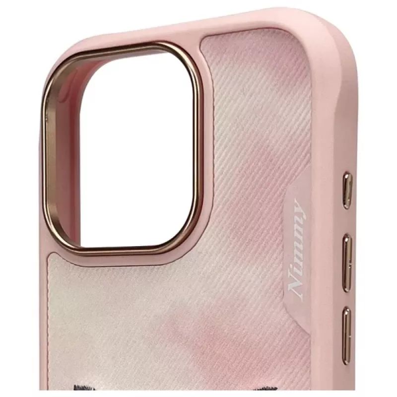 Nimmy Big Eyed Pet 2.0 Cat Case, skirta Apple iPhone 16 Pro Max 6.9 inch - Rožinė