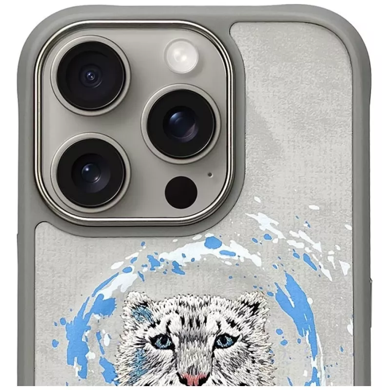 Nimmy Pantera MagSafe Case for iPhone 16 Pro Light Grey