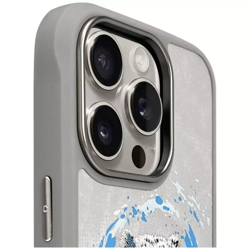 Nimmy Pantera MagSafe Case for iPhone 16 Pro Light Grey