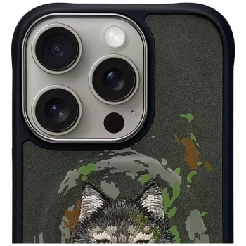 Nimmy Wilk MagSafe Dėklas, skirtas Apple iPhone 16 Pro, tamsiai pilkas