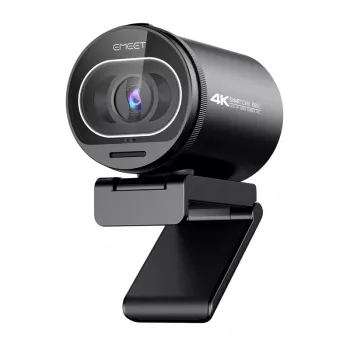 EMEET SmartCam S600 Webcam Kit - 2K QHD, AI Auto Framing, Dvigubi mikrofonai, Privatumo užsklenda, Mini trikojis
