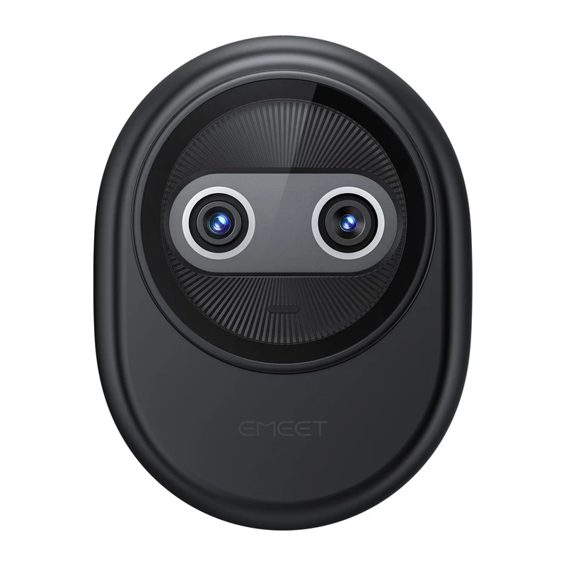 EMEET Piko 4K UHD internetinė kamera su automatiniu fokusavimu, dvigubu mikrofonu, privatumo užsklanda, USB-C, juoda