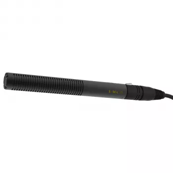 Deity S-Mic 3S Trumpas Šautuvo Kondensatorinis Mikrofonas - Supercardioid, XLR, Juodas