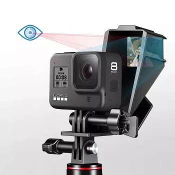Ulanzi GP-5 Vlogging Flip Mirror su Hot Shoe adapteriu