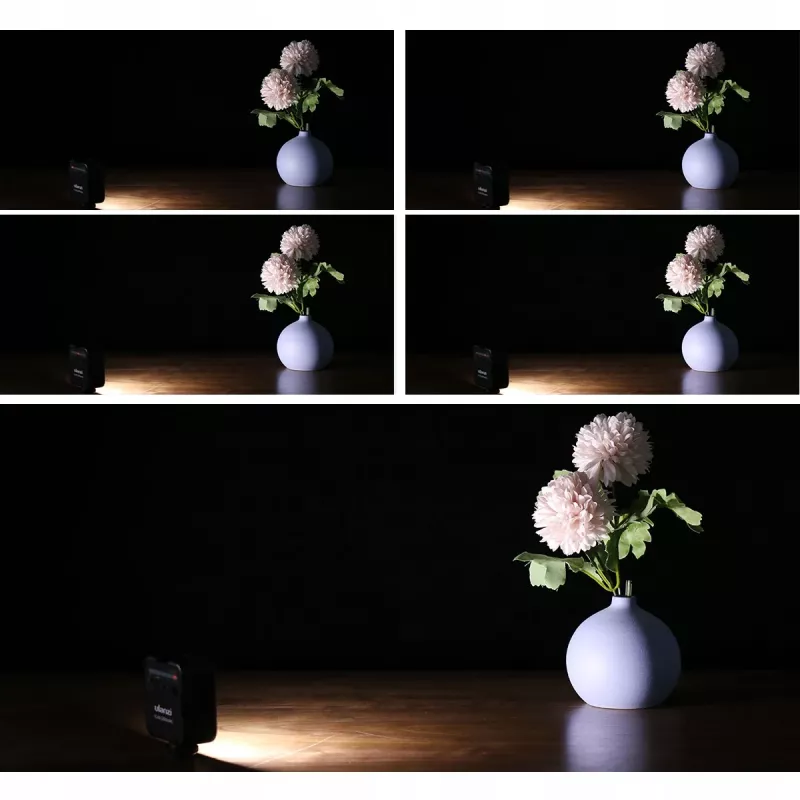 ULANZI VL49 LED Video Light 49 LEDs 2000mAh USB-C įkraunamas DSLR kamerai, gimbalui, išmaniajam telefonui