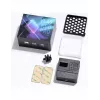 Ulanzi VL49 RGB Pro LED Video Light 60 LEDs 2500mAh su magnetiniu laikikliu ir korio grotelėmis