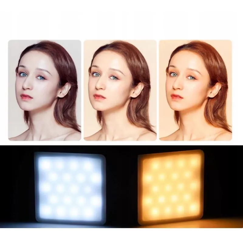 Ulanzi VL49 RGB Pro LED Video Light 60 LEDs 2500mAh su magnetiniu laikikliu ir korio grotelėmis