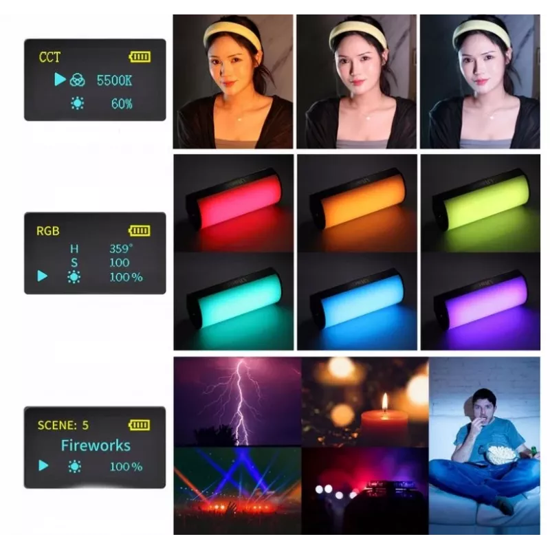 Ulanzi VL119 Tuba LED RGB Light Stick 2600mAh