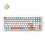 MCHOSE MC-K99V2-3 98 klavišų trijų režimų mechaninė klaviatūra, gasket mount, karštai keičiami jungikliai, RGB, 8000 mAh, juoda