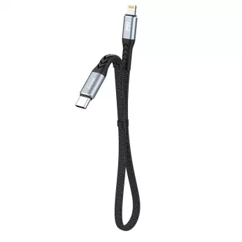 Dudao L10P USB-C to Lightning kabelis 20W 0.23m Baltas