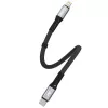 Dudao L10P USB-C to Lightning kabelis 20W 0.23m Baltas