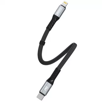 Dudao L10P USB-C to Lightning kabelis 20W 0.23m Baltas