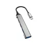 Dudao A16T USB-A Hub 4-Port USB 2.0 Black