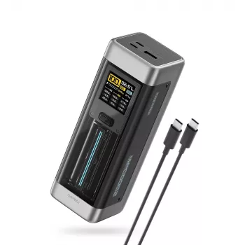 CUKTECH CUK00P23GLBK 210W 25000mAh Power Bank 2xUSB-C 1xUSB-A Juoda