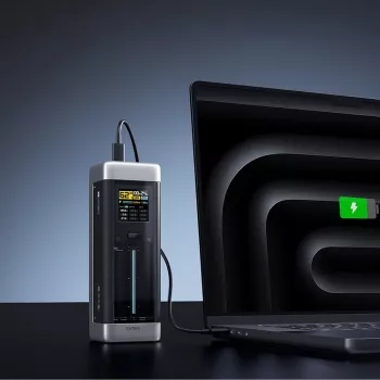CUKTECH CUK00P23GLBK 210W 25000mAh Power Bank 2xUSB-C 1xUSB-A Juoda