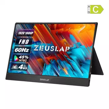 ZEUSLAP Z15ST Nešiojamas Monitorius su 15.6 inch Liečiamuoju Ekranu Full HD IPS
