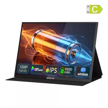 ZEUSLAP P16BT 16 colių 2.5K IPS nešiojamas jutiklinis monitorius