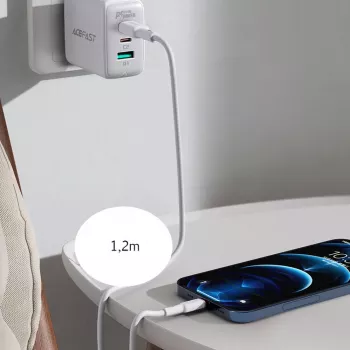 ACEFAST MFI USB-C to Lightning laidas 1,2 m, 30 W, 3 A, juodas (C2-01)