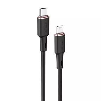 ACEFAST MFI USB-C to Lightning laidas 1,2 m, 30 W, 3 A, juodas (C2-01)