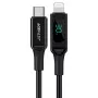 ACEFAST MFI USB-C to Lightning Cable 1.2m 30W 3A Black (C6-01 Black)