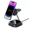 ACEFAST E16 3-in-1 belaidė įkrovimo stotelė 15W telefonui / ausinėms / laikrodžiui - Juoda
